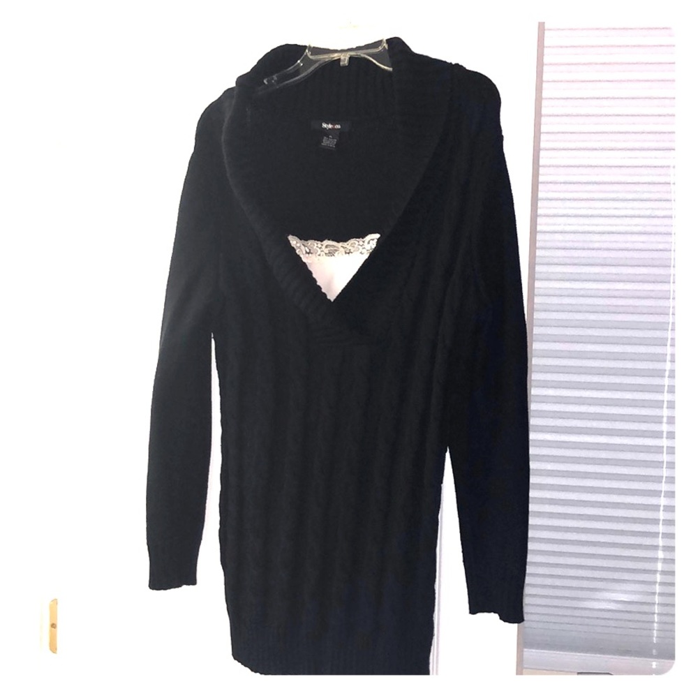 Style & Co Black Sweater